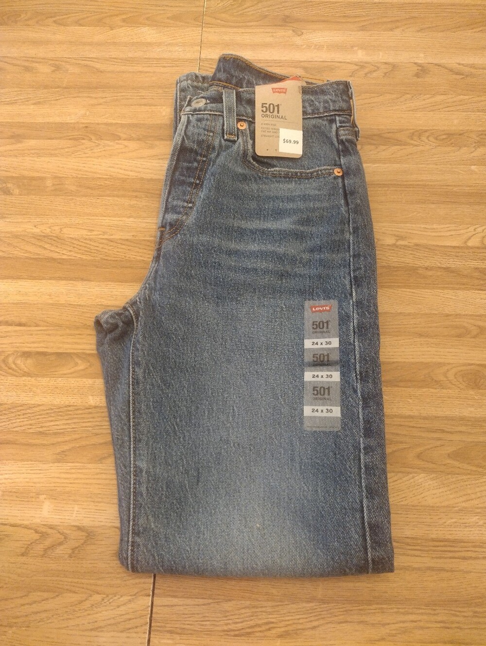 Levi's 501 Original Fit Women's Jeans 24x30